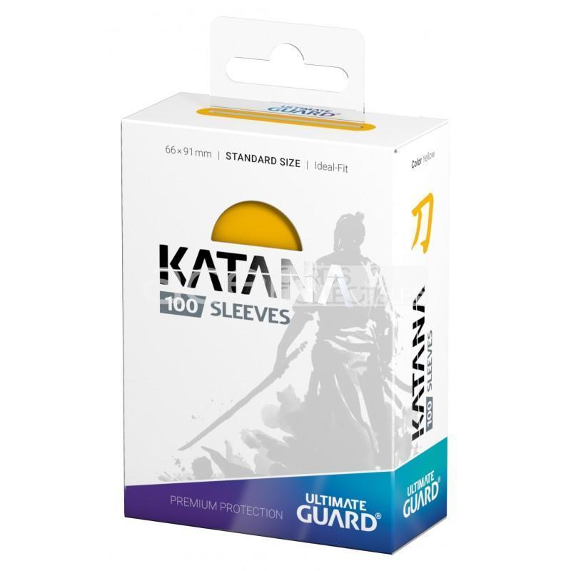 Ultimate Guard Card Sleeves Katana Standard Size-Yellow-Ultimate Guard-Ace Cards &amp; Collectibles