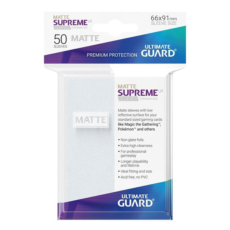Ultimate Guard Card Sleeves Supreme UX Matte Standard Size-Black-Ultimate Guard-Ace Cards & Collectibles