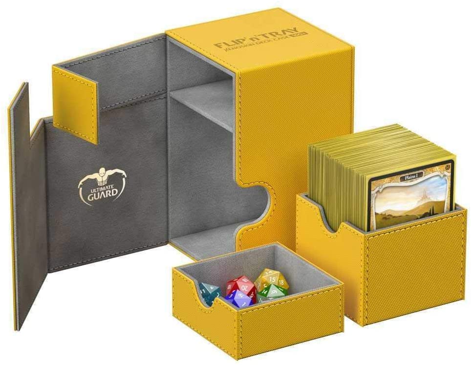 Ultimate Guard Deck Box Flip'n'Tray™ 100+ XenoSkin™-Black-Ultimate Guard-Ace Cards & Collectibles