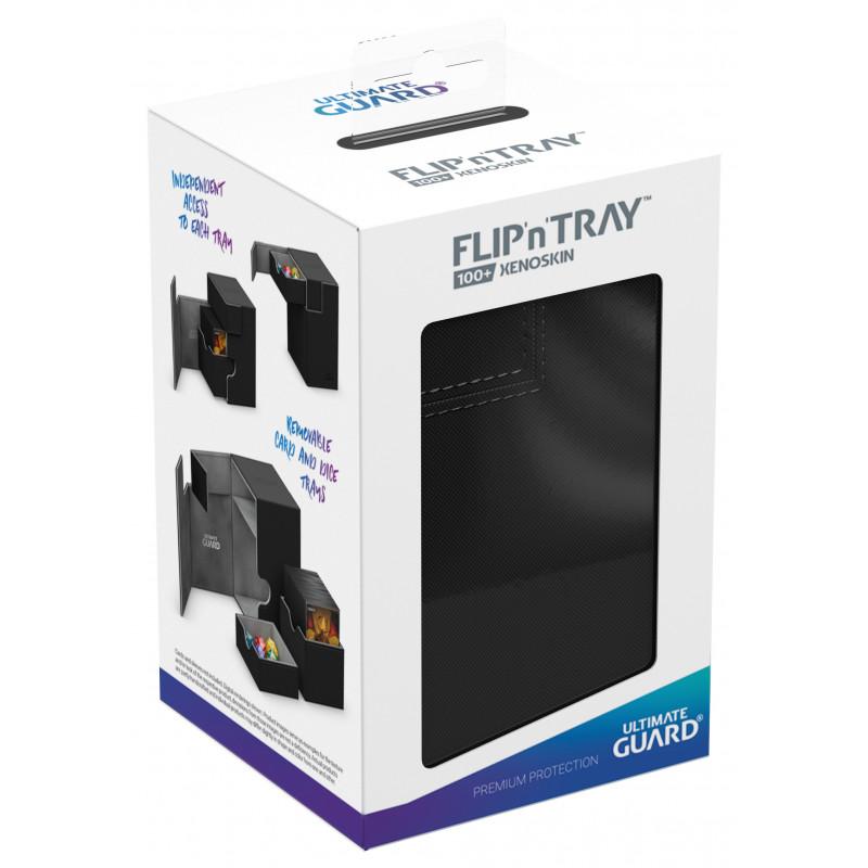 Ultimate Guard Deck Box Flip'n'Tray™ 100+ XenoSkin™-Black-Ultimate Guard-Ace Cards & Collectibles