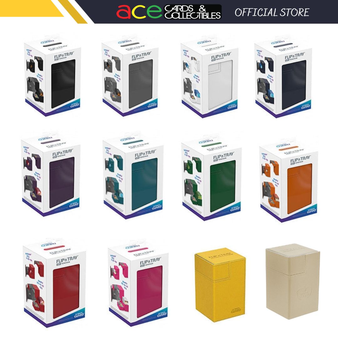 Ultimate Guard Deck Box Flip'n'Tray™ 100+ XenoSkin™-Black-Ultimate Guard-Ace Cards & Collectibles