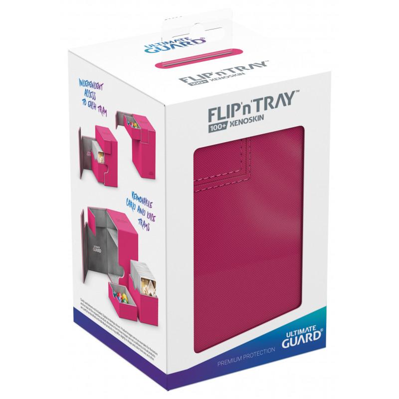 Ultimate Guard Deck Box Flip'n'Tray™ 100+ XenoSkin™-Pink-Ultimate Guard-Ace Cards & Collectibles