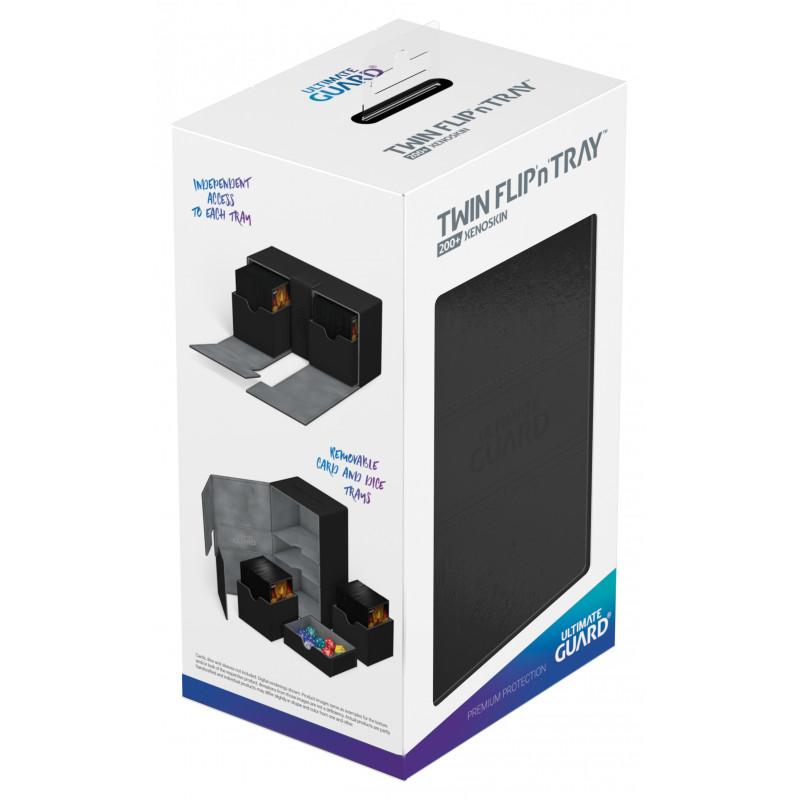 Ultimate Guard Deck Box Flip'n'Tray™ 200+ XenoSkin™-Black-Ultimate Guard-Ace Cards & Collectibles