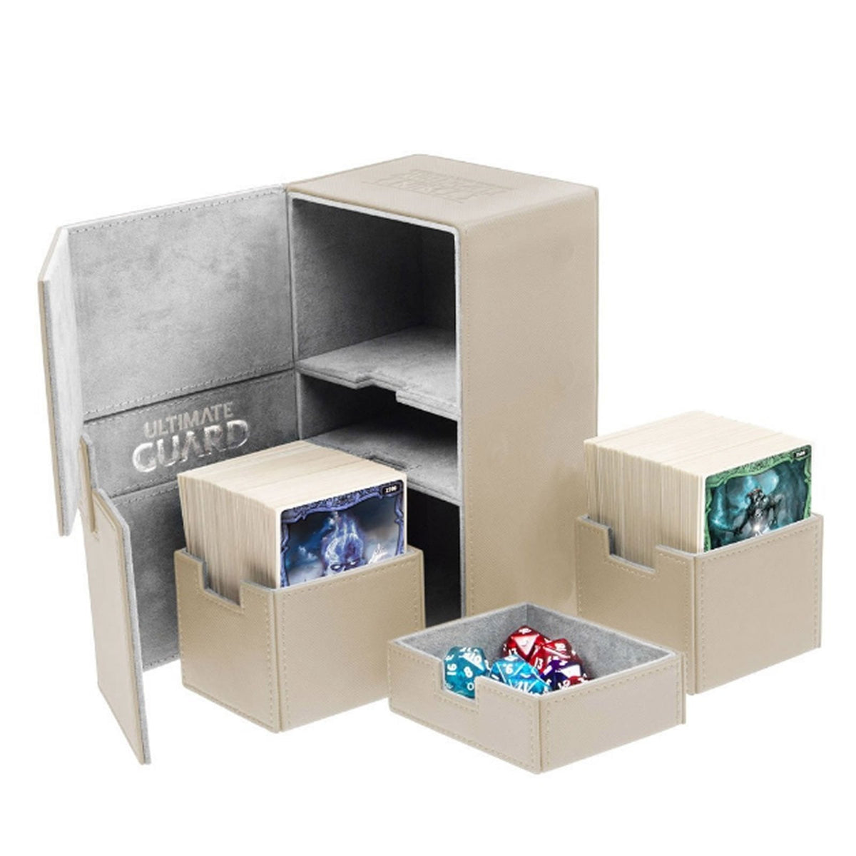 Ultimate Guard Deck Box Flip'n'Tray™ 200+ XenoSkin™-Black-Ultimate Guard-Ace Cards & Collectibles