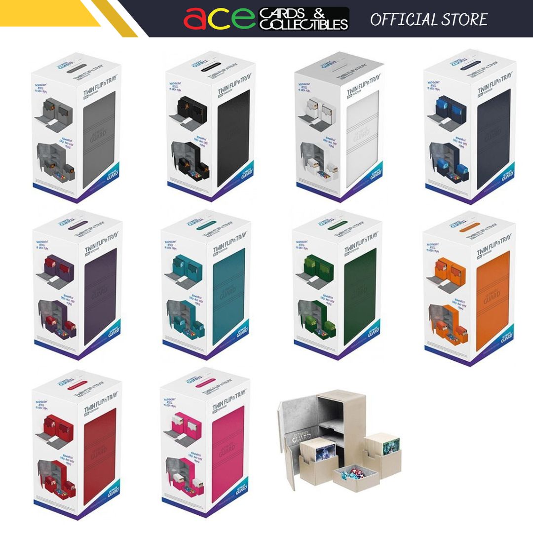 Ultimate Guard Deck Box Flip'n'Tray™ 200+ XenoSkin™-Black-Ultimate Guard-Ace Cards & Collectibles
