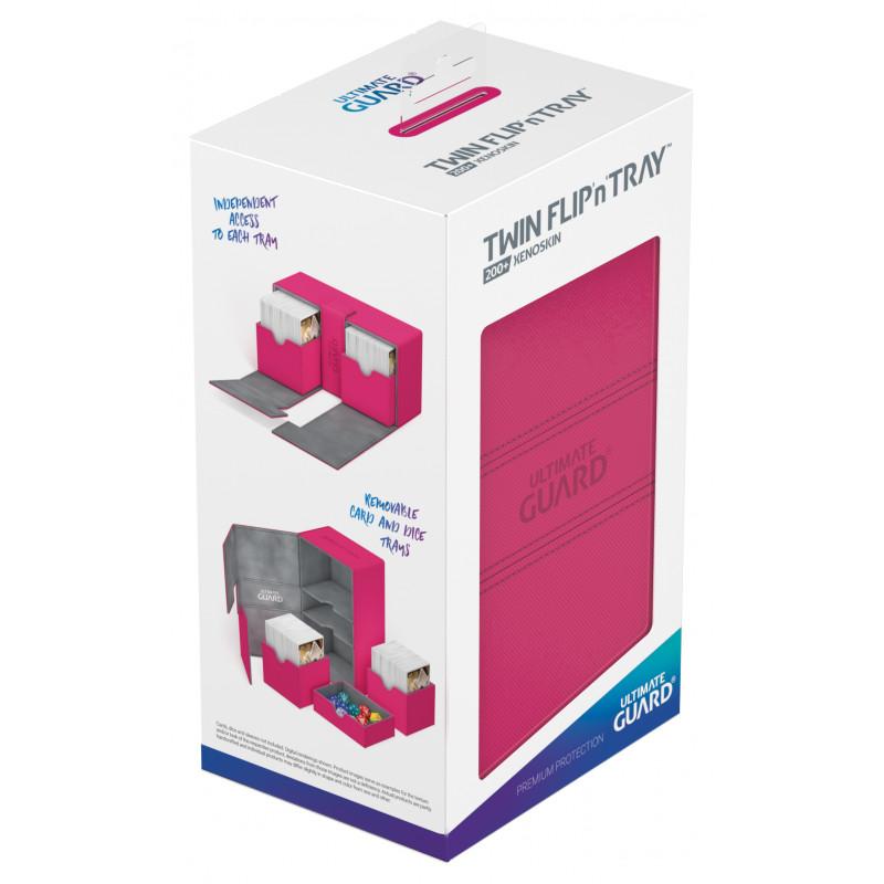 Ultimate Guard Deck Box Flip'n'Tray™ 200+ XenoSkin™-Pink-Ultimate Guard-Ace Cards & Collectibles