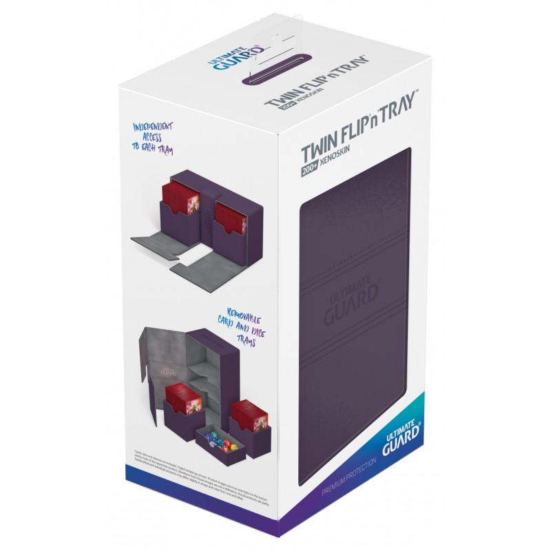 Ultimate Guard Deck Box Flip'n'Tray™ 200+ XenoSkin™-Purple-Ultimate Guard-Ace Cards & Collectibles