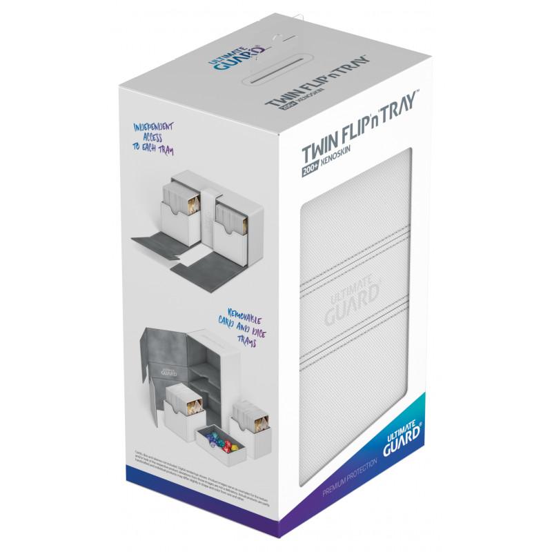 Ultimate Guard Deck Box Flip'n'Tray™ 200+ XenoSkin™-White-Ultimate Guard-Ace Cards & Collectibles