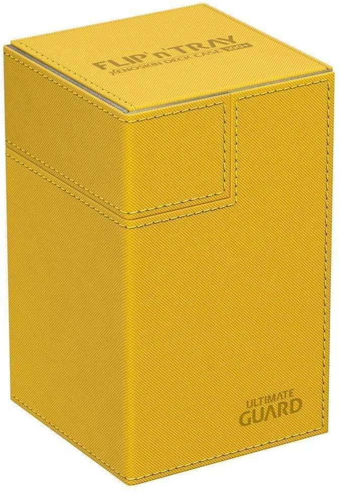 Ultimate Guard Deck Box Flip&#39;n&#39;Tray™ 100+ XenoSkin™-Yellow Amber-Ultimate Guard-Ace Cards &amp; Collectibles