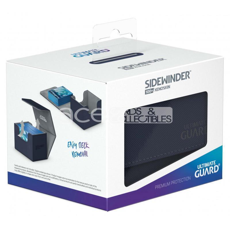 Ultimate Guard Deck Box Sidewinder™ 100+ XenoSkin™-Blue-Ultimate Guard-Ace Cards &amp; Collectibles