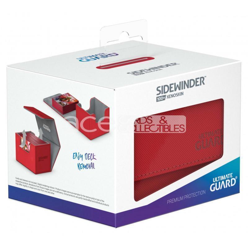Ultimate Guard Deck Box Sidewinder™ 100+ XenoSkin™-Red-Ultimate Guard-Ace Cards &amp; Collectibles