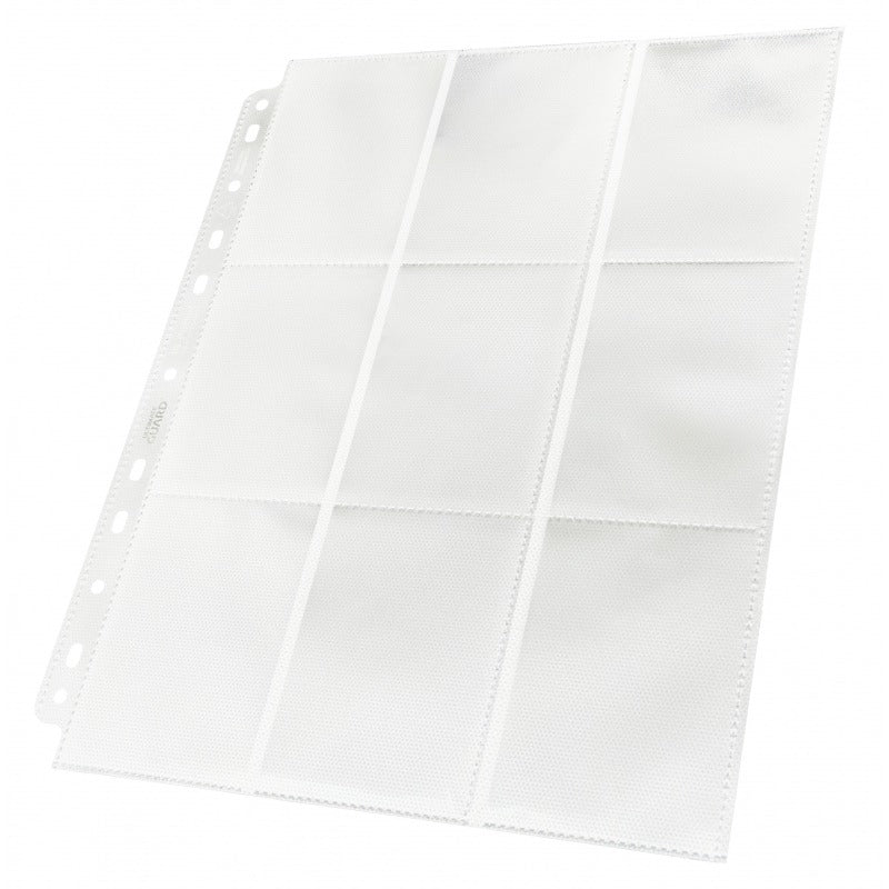 Ultimate Guard Side-Loading Pages 18-Pocket for Card Album / Binder (Loose Page 1pc)-White color-Ultimate Guard-Ace Cards &amp; Collectibles