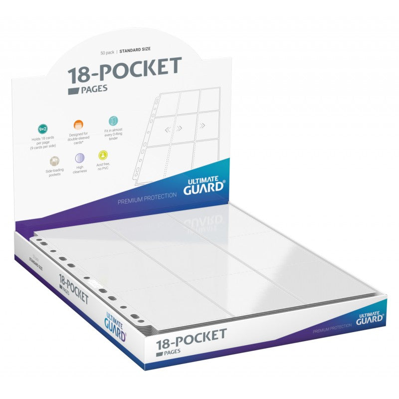 Ultimate Guard Side-Loading Pages 18-Pocket for Card Album / Binder (W - Ace Cards Sdn Bhd Ultimate Guard Side-Loading Pages 18-Pocket for Card Album / Binder (W - Ace Cards Sdn Bhd