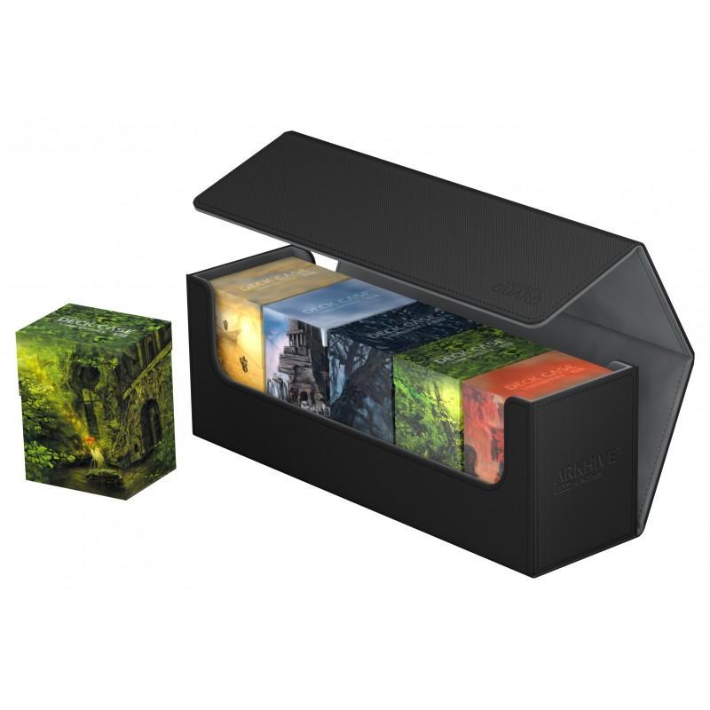 Ultimate Guard Storage Box Arkhive™ 400+ XenoSkin™-Black-Ultimate Guard-Ace Cards &amp; Collectibles
