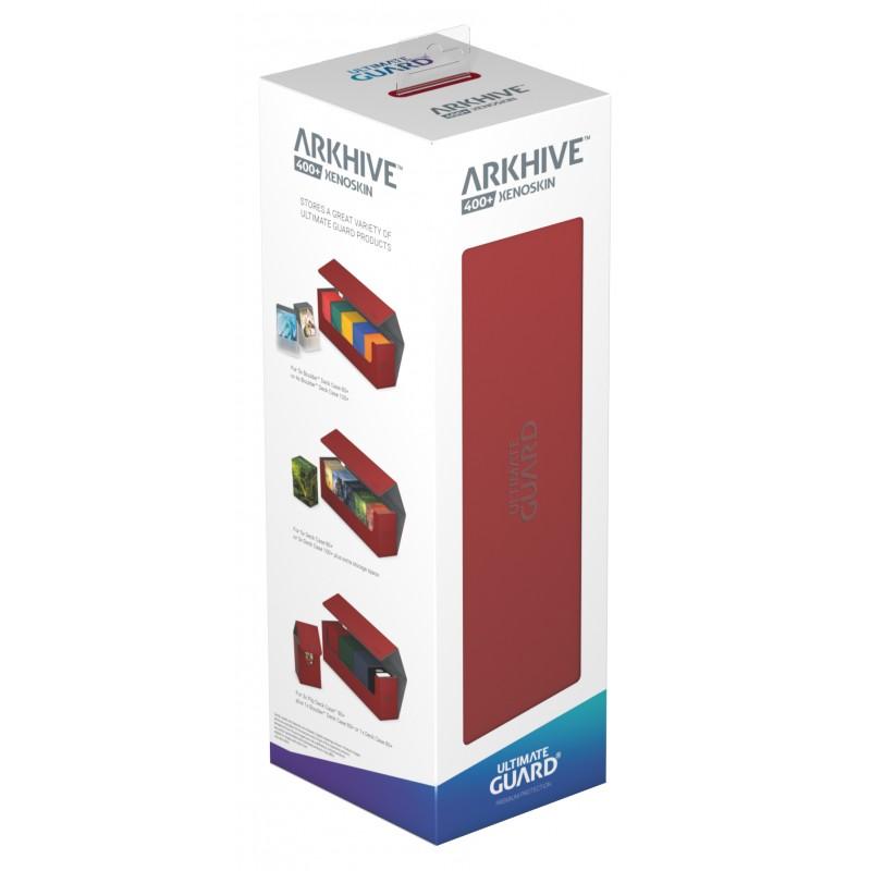 Ultimate Guard Storage Box Arkhive™ 400+ XenoSkin™-Red-Ultimate Guard-Ace Cards &amp; Collectibles