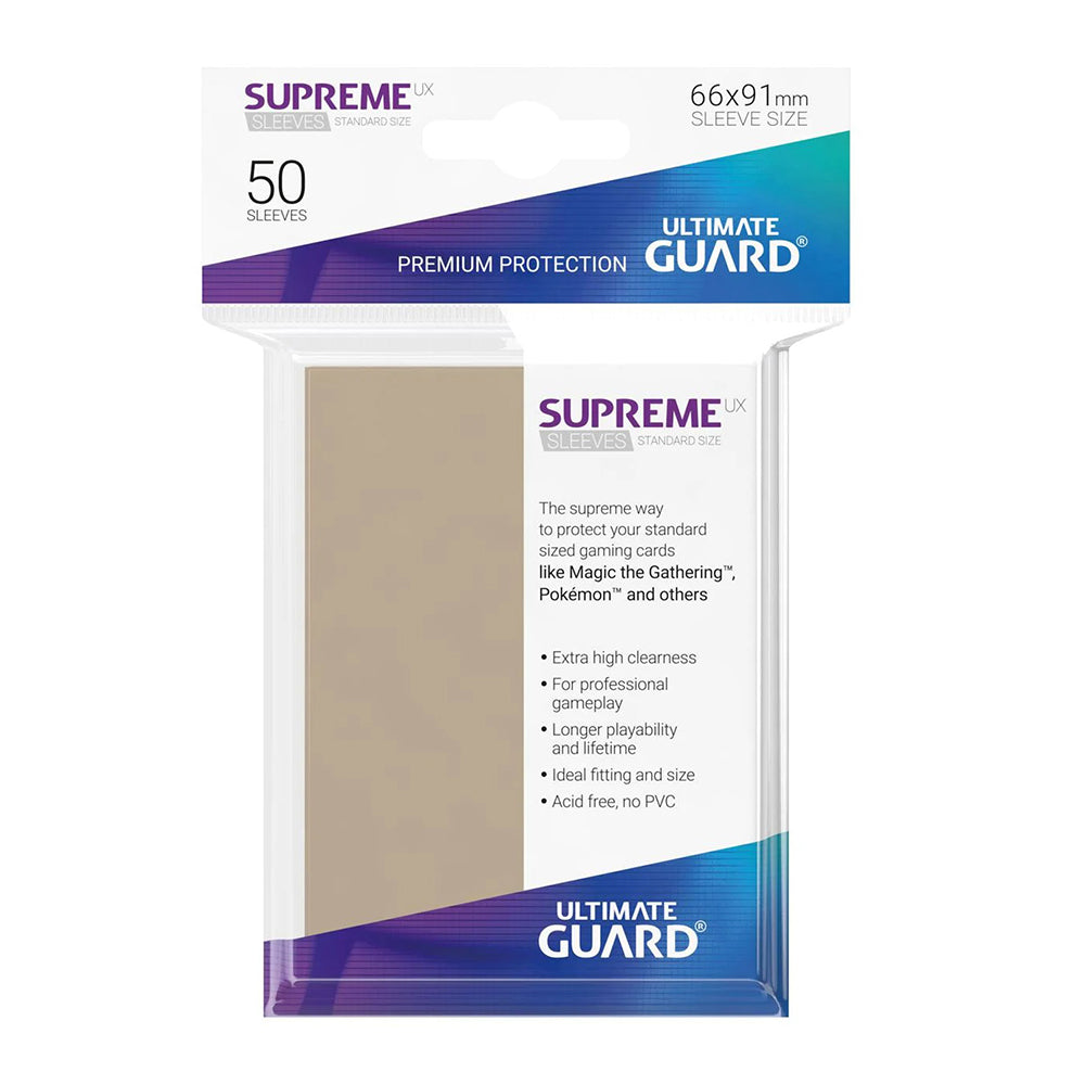Ultimate Guard Supreme UX Sleeves Standard Size (50pcs)-Frosted-Ultimate Guard-Ace Cards & Collectibles