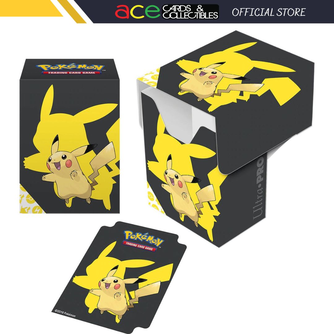Ultra PRO 80+ Full View Deck Box (Pokemon TCG Pikachu)-Ultra PRO-Ace Cards & Collectibles