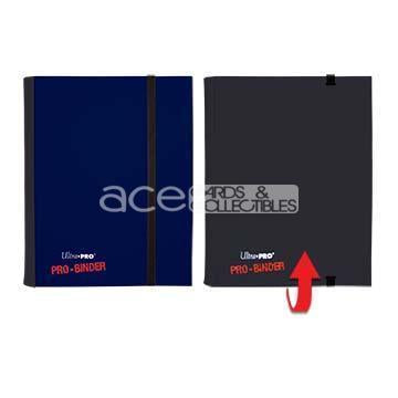 Ultra PRO Album PRO-Binder Flip 4-pocket-Blue &amp; Black-Ultra PRO-Ace Cards &amp; Collectibles