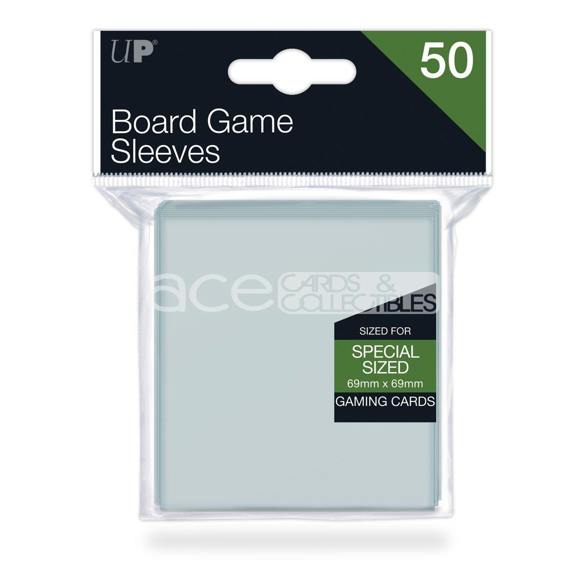 Ultra PRO Board Game Card Sleeve 50ct Fits Special Sized [69mm X 69mm] (Clear)-Ultra PRO-Ace Cards &amp; Collectibles