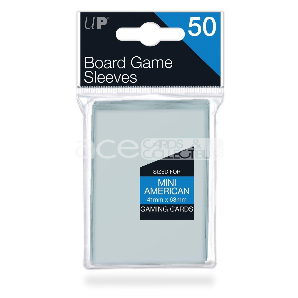 Ultra PRO Board Game Card Sleeve 50ct Mini American Size [41mm X 63mm] (Clear)-Ultra PRO-Ace Cards & Collectibles