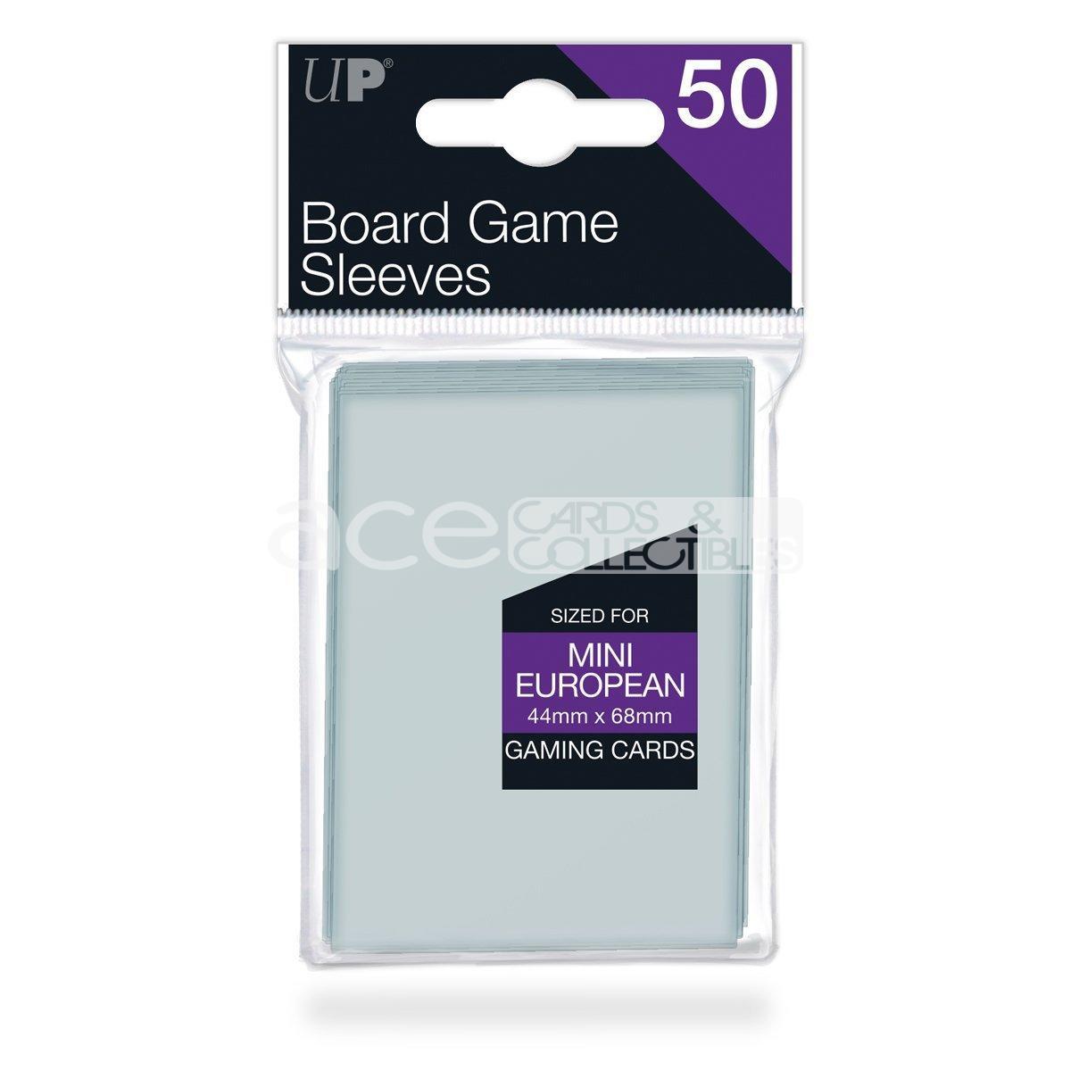 Ultra PRO Board Game Card Sleeve 50ct Mini European Size [44mm X 68mm] (Clear)-Ultra PRO-Ace Cards &amp; Collectibles