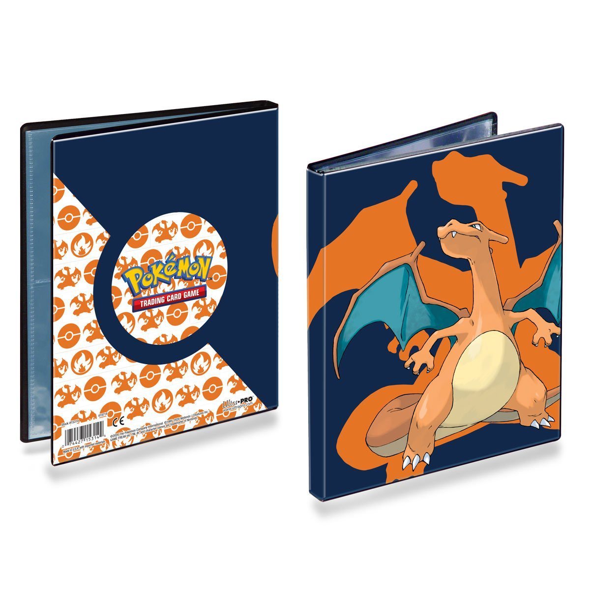 Ultra PRO Card Album Pokemon - 4-Pocket Portfolio "Charizard"-Ultra PRO-Ace Cards & Collectibles
