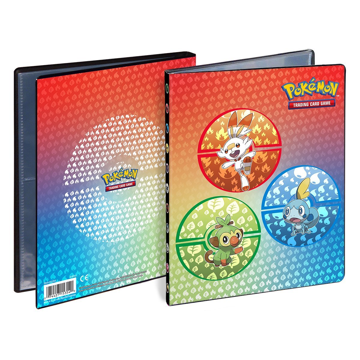 Ultra PRO Card Album Pokemon - 4-Pocket Portfolio &quot;Sword &amp; Shield Galar Starters&quot;-Ultra PRO-Ace Cards &amp; Collectibles