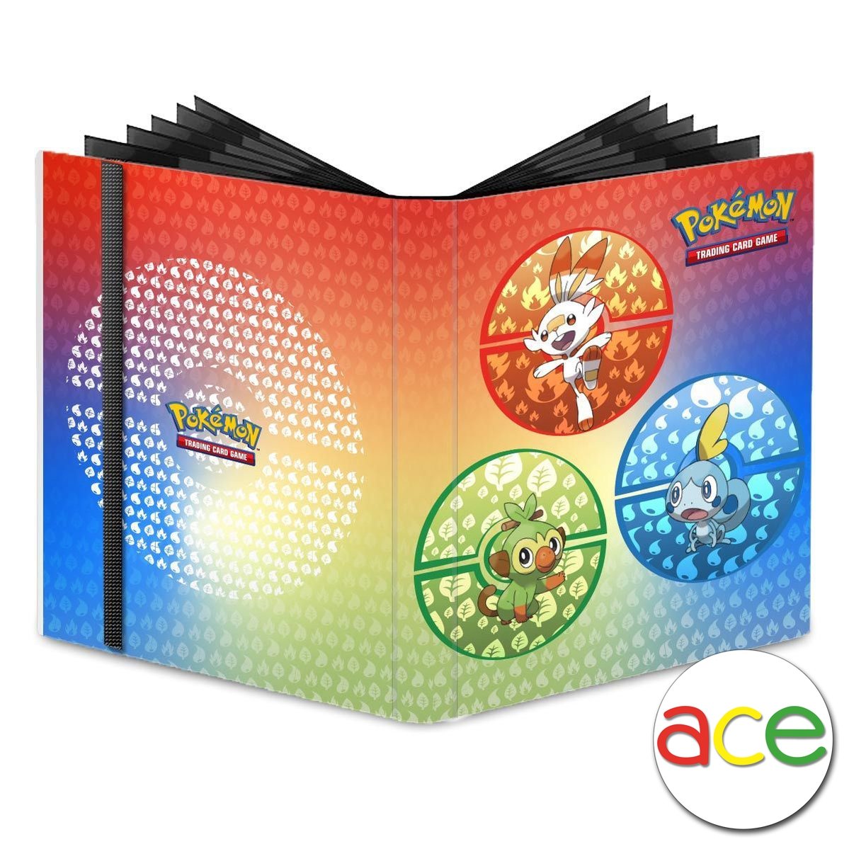 Ultra PRO Card Album Pokemon - 9-Pocket PRO Binder "Sword & Shield Galar Starters"-Ultra PRO-Ace Cards & Collectibles
