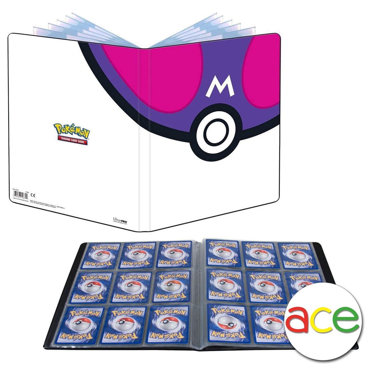 Ultra PRO Card Album Pokemon - 9-Pocket Portfolio &quot;Master Ball&quot;-Ultra PRO-Ace Cards &amp; Collectibles