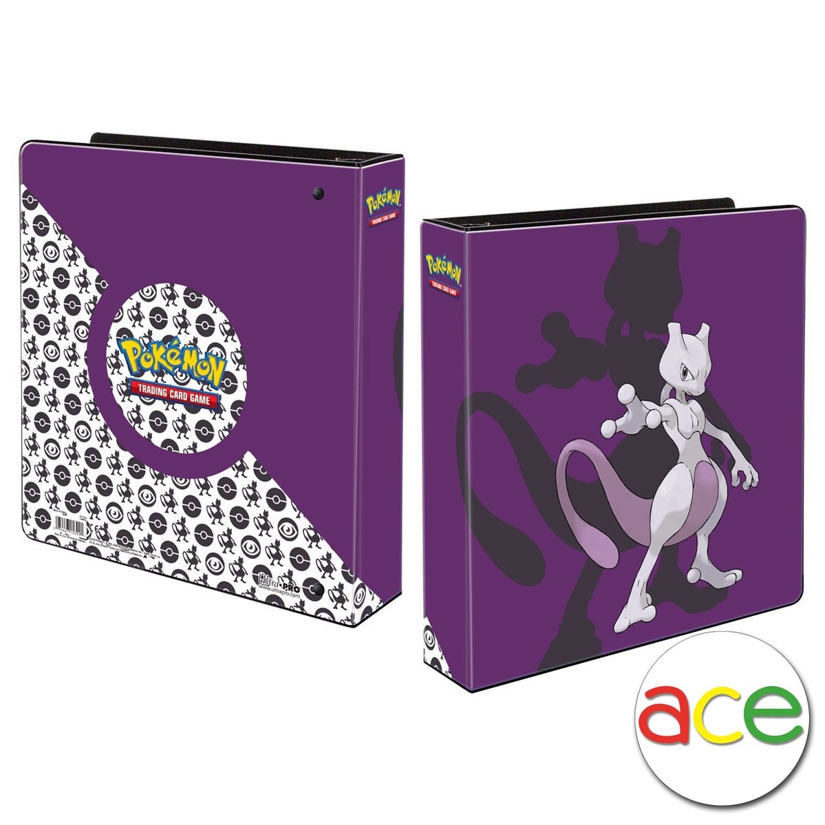 Ultra PRO Card Album Pokemon - D-Ring Binder &quot;Mewtwo&quot;-Ultra PRO-Ace Cards &amp; Collectibles