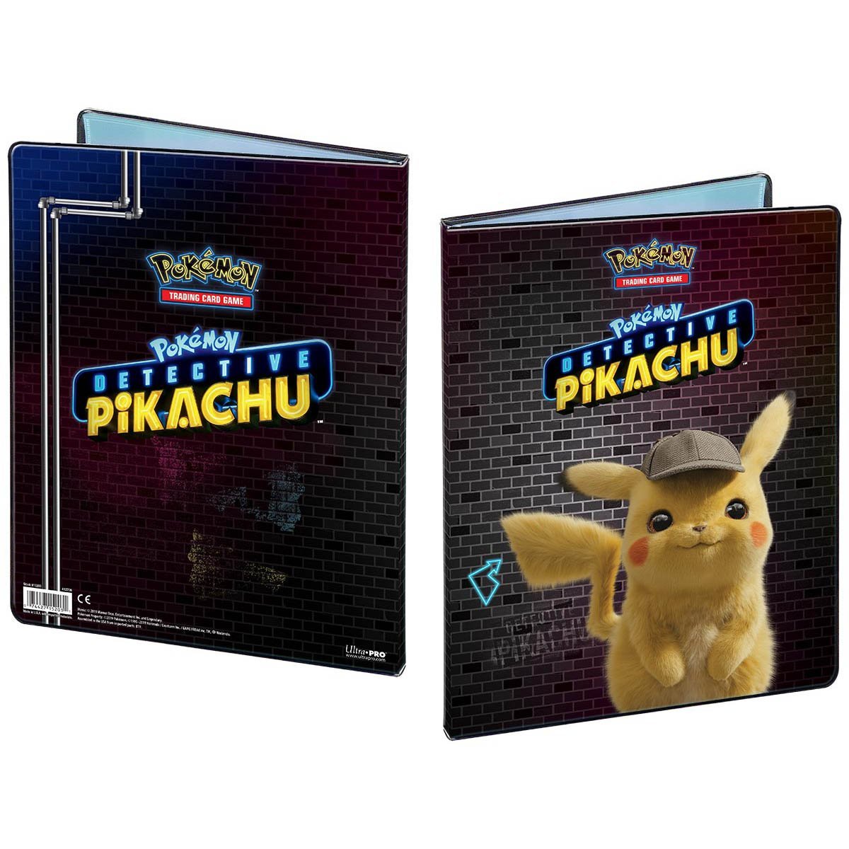 Ultra PRO Card Album Pokemon - Detective Pikachu 9-Pocket Portfolio &quot;Pikachu&quot;-Ultra PRO-Ace Cards &amp; Collectibles