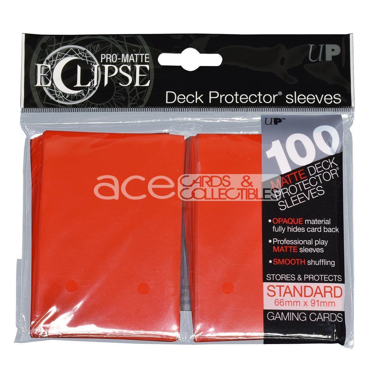 Ultra PRO Card Sleeve Pro-Matte Eclipse Standard 100ct-Apple Red-Ultra PRO-Ace Cards &amp; Collectibles