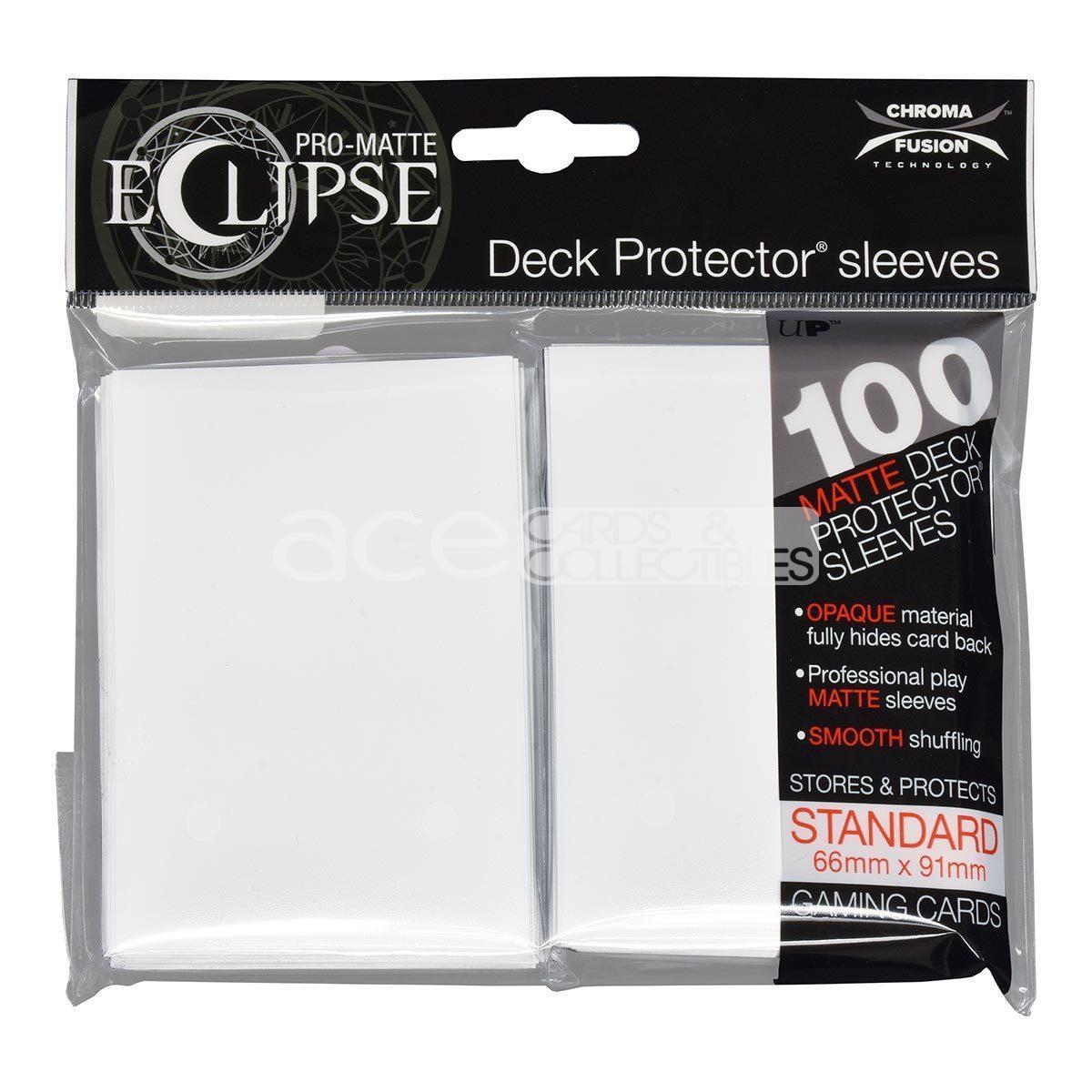 Ultra PRO Card Sleeve Pro-Matte Eclipse Standard 100ct-Arctic White-Ultra PRO-Ace Cards &amp; Collectibles