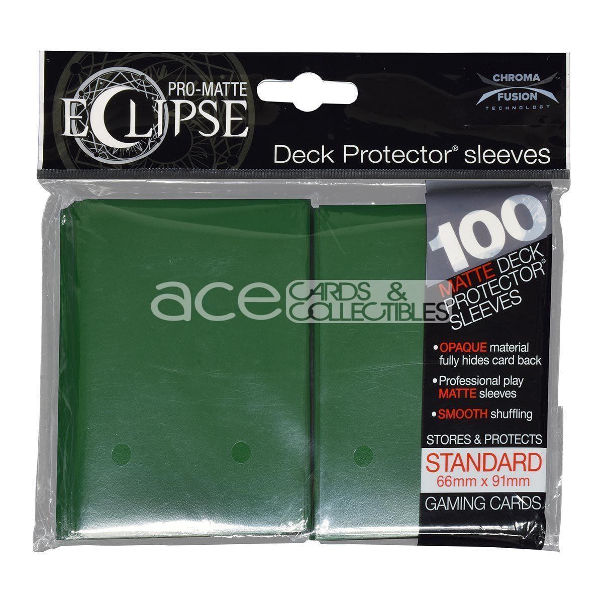 Ultra PRO Card Sleeve Pro-Matte Eclipse Standard 100ct-Forest Green-Ultra PRO-Ace Cards &amp; Collectibles