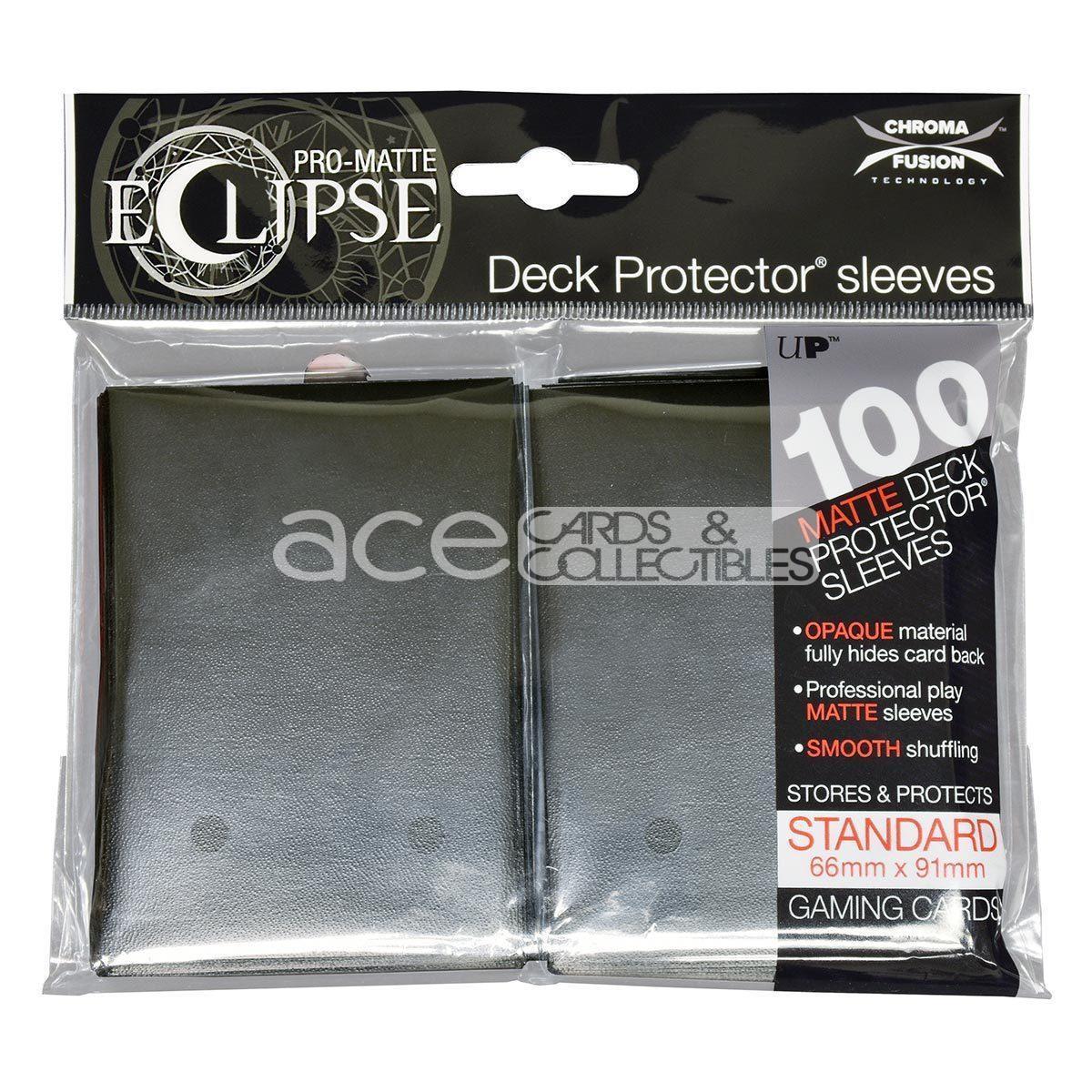 Ultra PRO Card Sleeve Pro-Matte Eclipse Standard 100ct-Jet Black-Ultra PRO-Ace Cards &amp; Collectibles