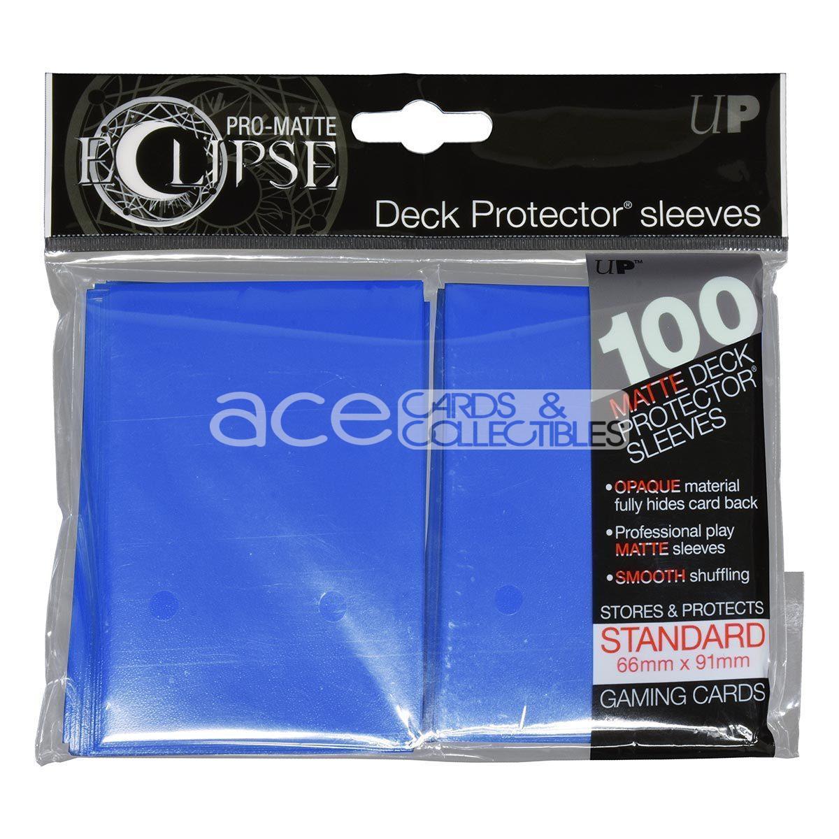 Ultra PRO Card Sleeve Pro-Matte Eclipse Standard 100ct-Pacific Blue-Ultra PRO-Ace Cards &amp; Collectibles