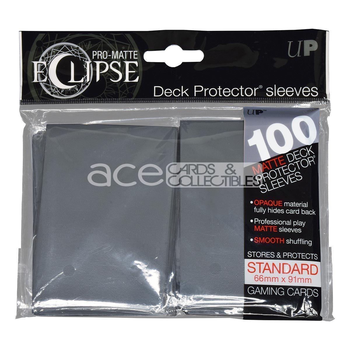 Ultra PRO Card Sleeve Pro-Matte Eclipse Standard 100ct-Smoke Grey-Ultra PRO-Ace Cards &amp; Collectibles