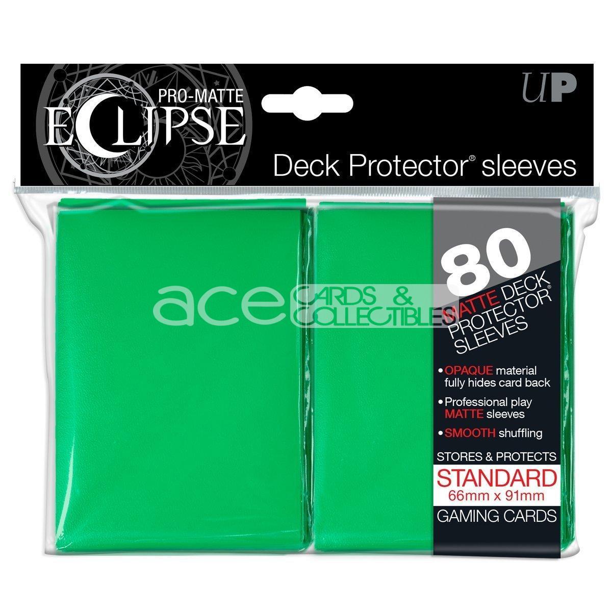 Ultra PRO Card Sleeve Pro-Matte Eclipse Standard 80ct-Green-Ultra PRO-Ace Cards &amp; Collectibles