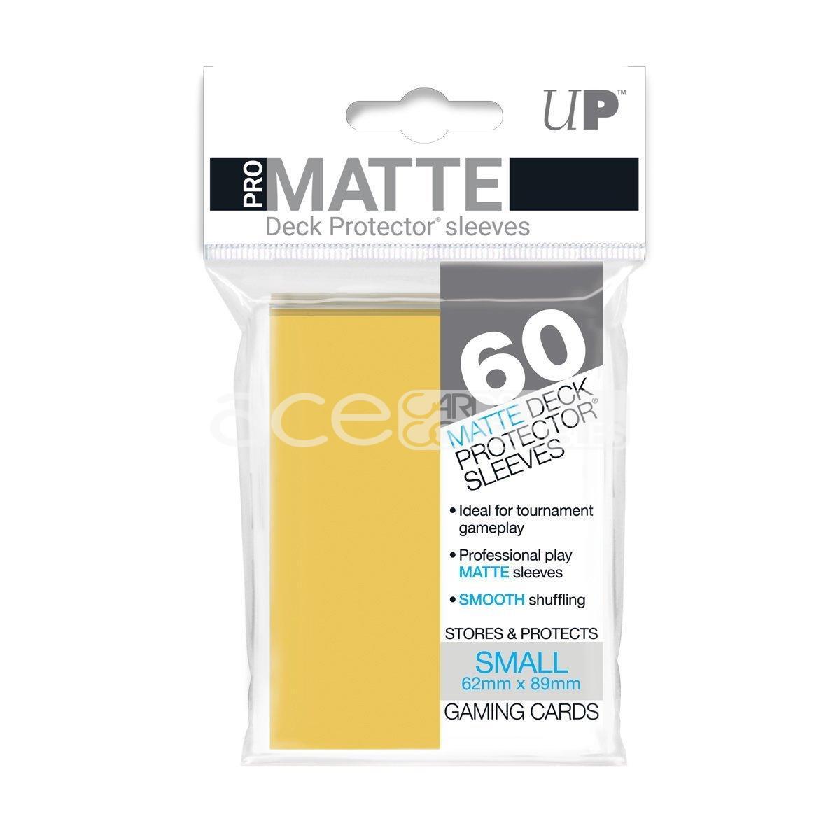 Ultra PRO Card Sleeve Pro-Matte Small 60ct-Yellow-Ultra PRO-Ace Cards &amp; Collectibles