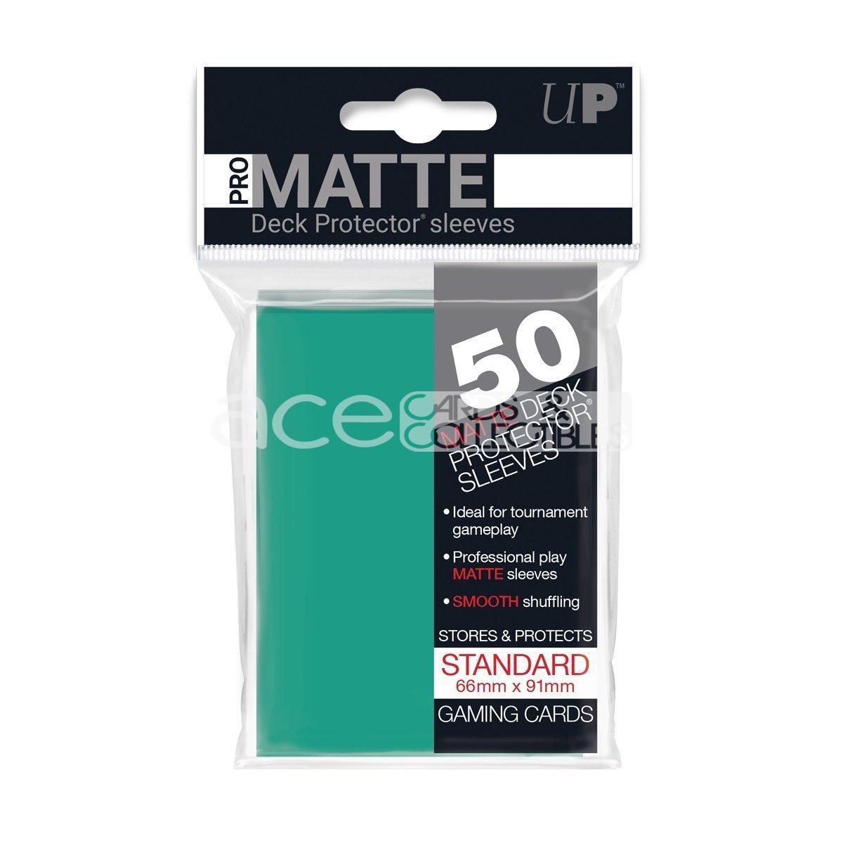 Ultra PRO Card Sleeve Pro-Matte Standard 50ct-Aqua-Ultra PRO-Ace Cards &amp; Collectibles