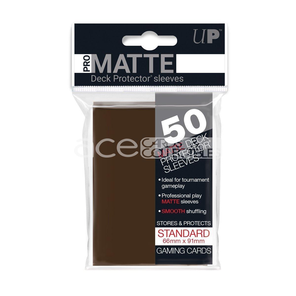 Ultra PRO Card Sleeve Pro-Matte Standard 50ct-Brown-Ultra PRO-Ace Cards & Collectibles