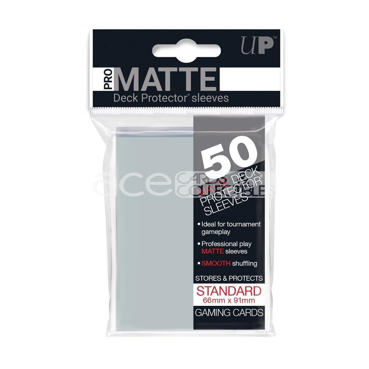 Ultra PRO Card Sleeve Pro-Matte Standard 50ct-Clear-Ultra PRO-Ace Cards &amp; Collectibles