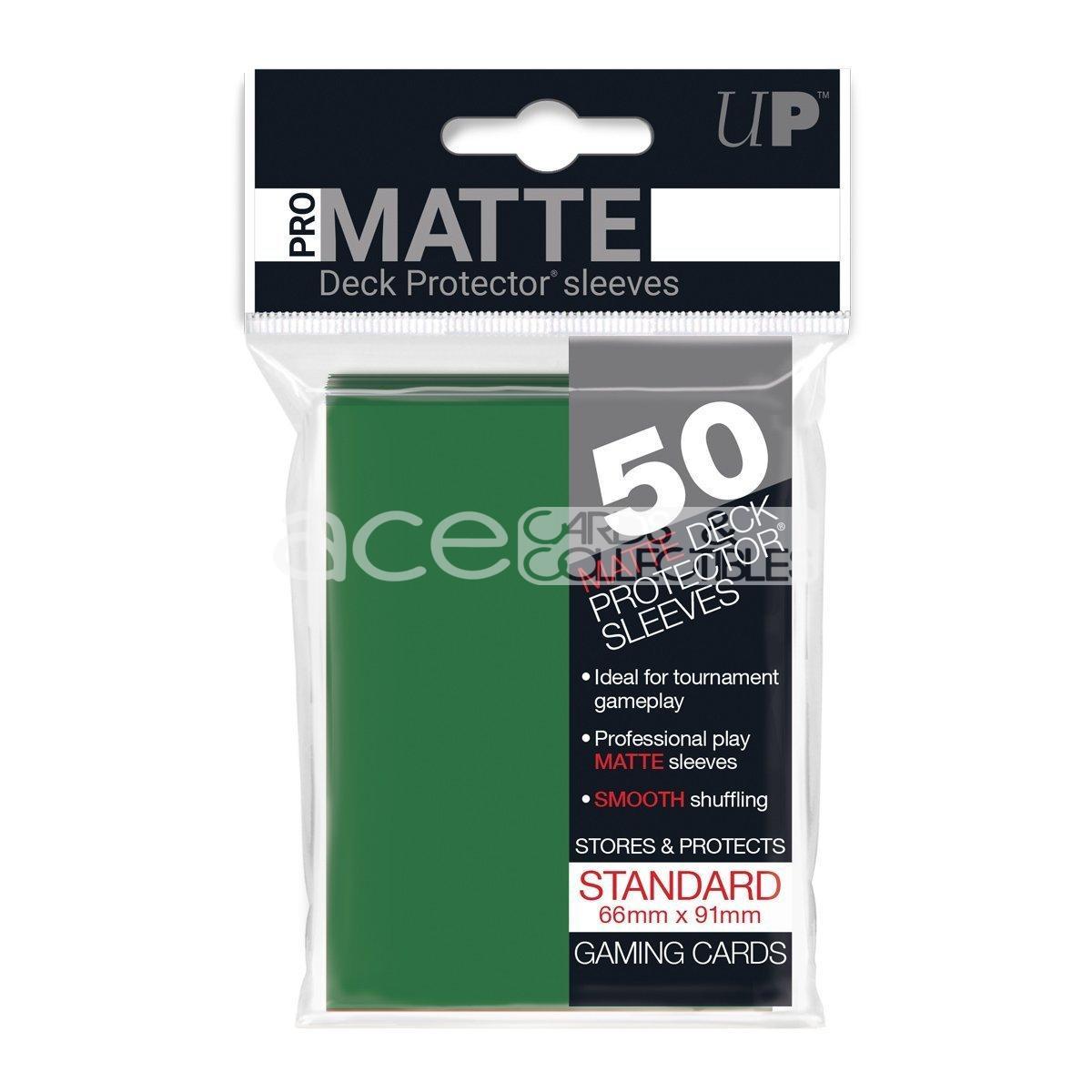 Ultra PRO Card Sleeve Pro-Matte Standard 50ct-Green-Ultra PRO-Ace Cards &amp; Collectibles