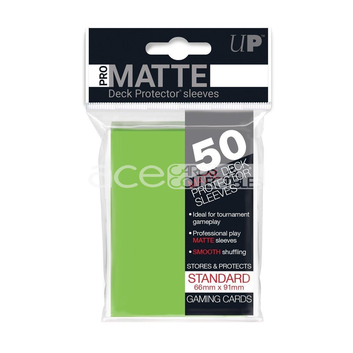 Ultra PRO Card Sleeve Pro-Matte Standard 50ct-Lime Green-Ultra PRO-Ace Cards & Collectibles