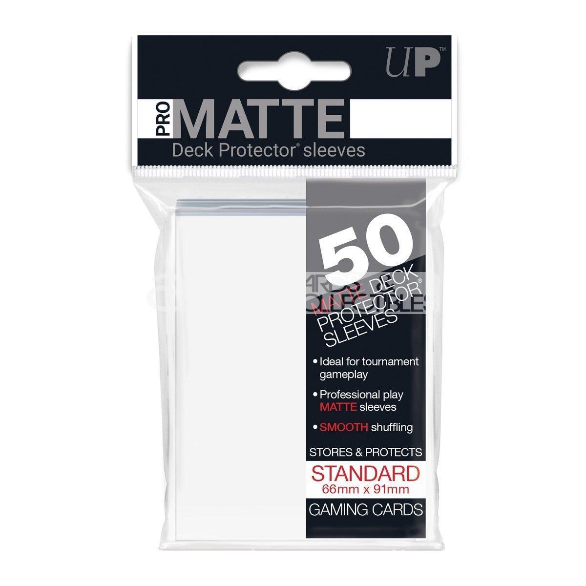 Ultra PRO Card Sleeve Pro-Matte Standard 50ct-White-Ultra PRO-Ace Cards & Collectibles