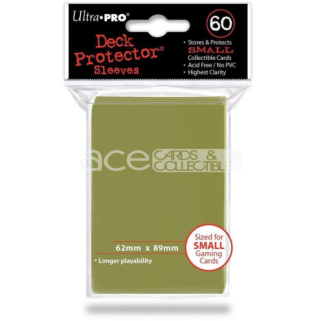 Ultra PRO Card Sleeve Solid Colour Small 60ct-Metallic Gold-Ultra PRO-Ace Cards &amp; Collectibles