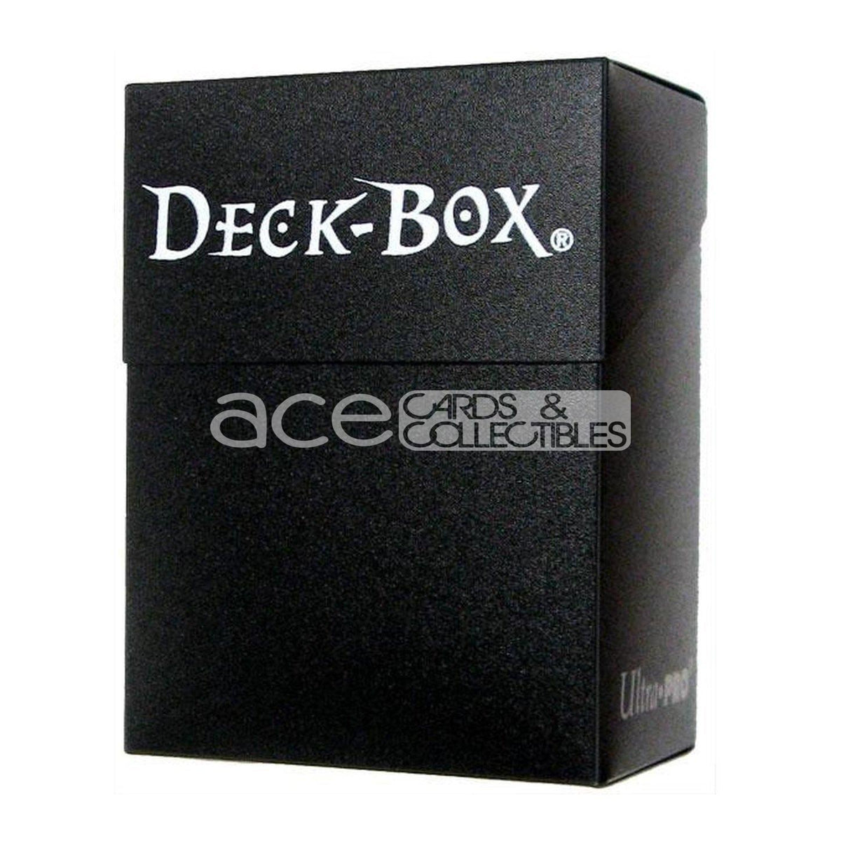 Ultra PRO Deck Box 80+ Solid Colour-Black-Ultra PRO-Ace Cards &amp; Collectibles