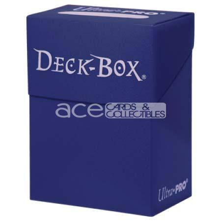Ultra PRO Deck Box 80+ Solid Colour-Blue-Ultra PRO-Ace Cards &amp; Collectibles