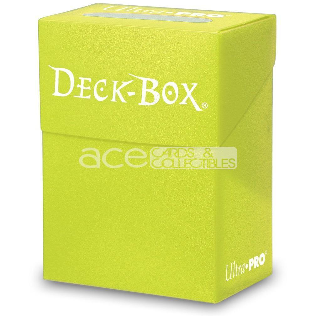 Ultra PRO Deck Box 80+ Solid Colour-Bright Yellow-Ultra PRO-Ace Cards &amp; Collectibles