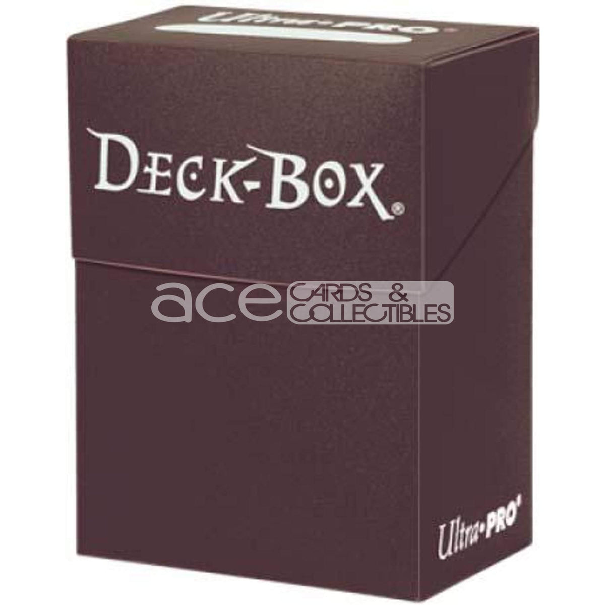 Ultra PRO Deck Box 80+ Solid Colour-Brown-Ultra PRO-Ace Cards &amp; Collectibles